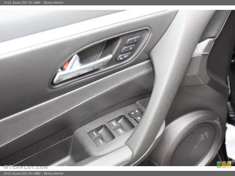 Ebony Interior Controls for the 2013 Acura ZDX SH-AWD #76517831
