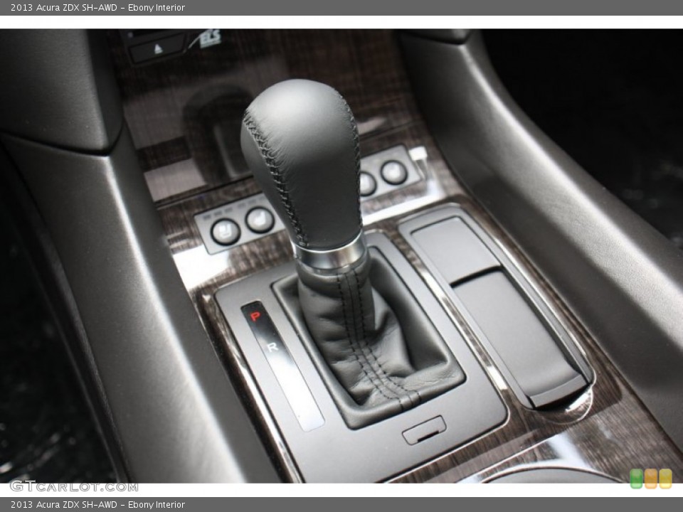 Ebony Interior Transmission for the 2013 Acura ZDX SH-AWD #76517924