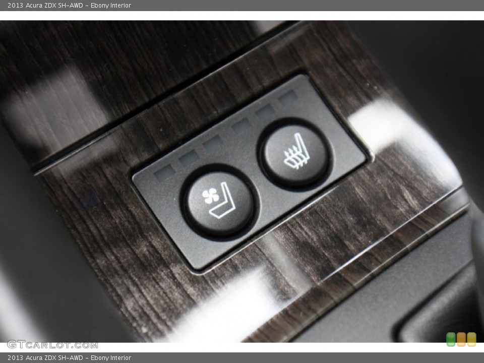 Ebony Interior Controls for the 2013 Acura ZDX SH-AWD #76517943