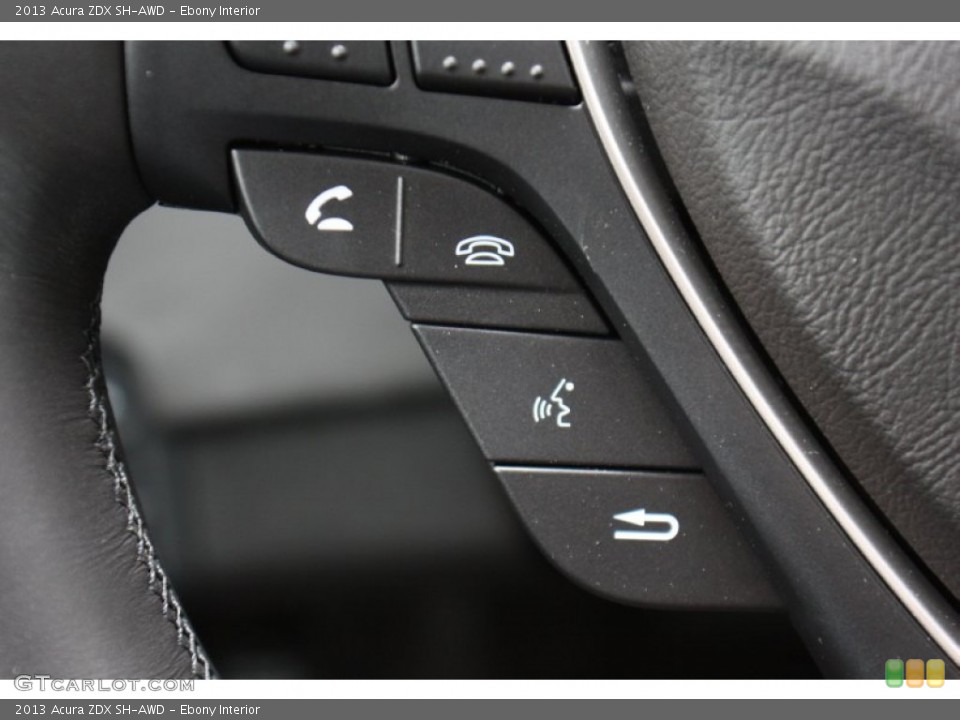 Ebony Interior Controls for the 2013 Acura ZDX SH-AWD #76518017