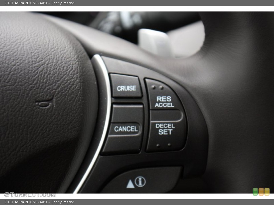 Ebony Interior Controls for the 2013 Acura ZDX SH-AWD #76518038