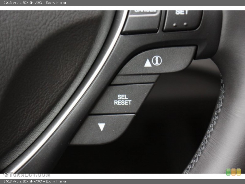 Ebony Interior Controls for the 2013 Acura ZDX SH-AWD #76518044