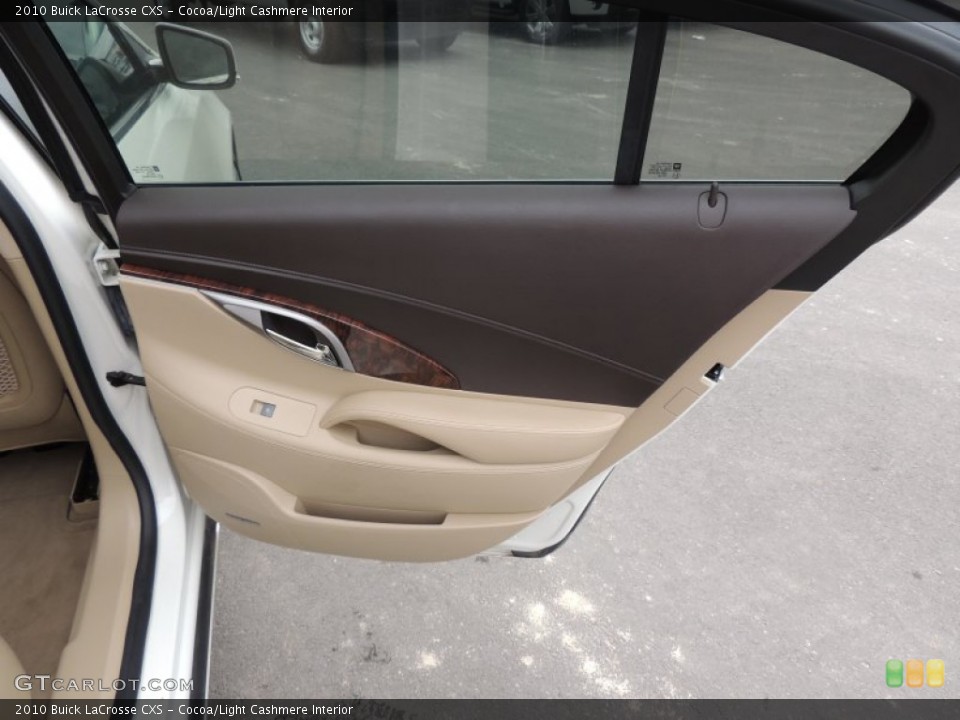 Cocoa/Light Cashmere Interior Door Panel for the 2010 Buick LaCrosse CXS #76518125