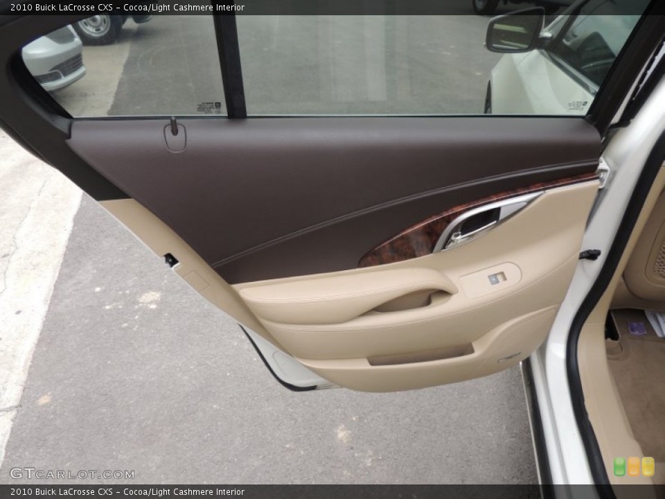 Cocoa/Light Cashmere Interior Door Panel for the 2010 Buick LaCrosse CXS #76518164