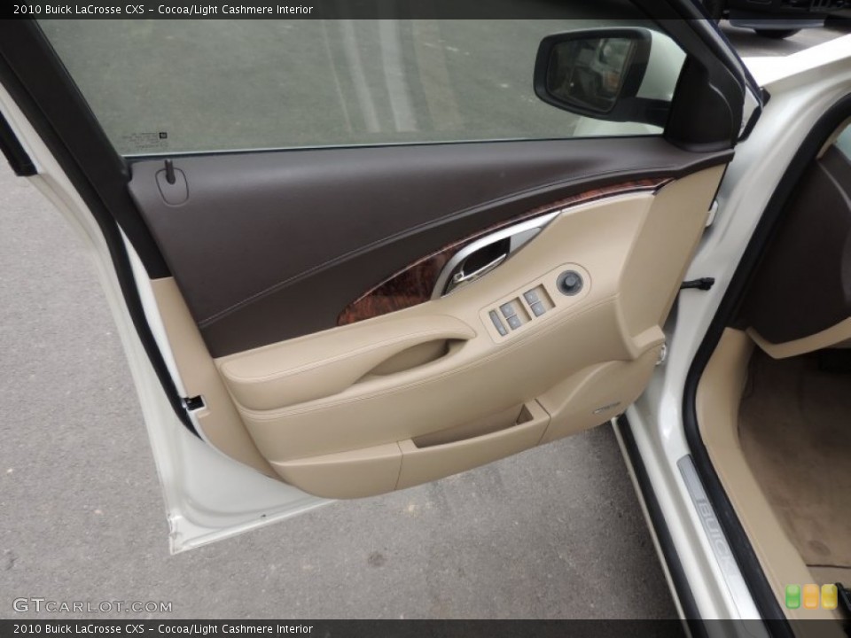 Cocoa/Light Cashmere Interior Door Panel for the 2010 Buick LaCrosse CXS #76518209