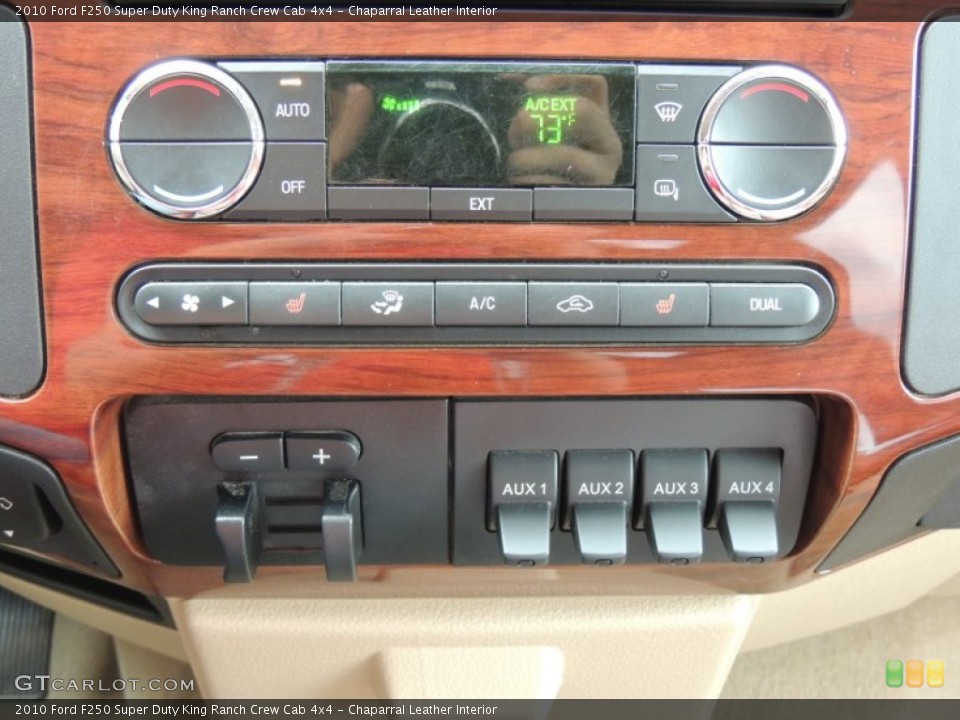 Chaparral Leather Interior Controls for the 2010 Ford F250 Super Duty King Ranch Crew Cab 4x4 #76521945