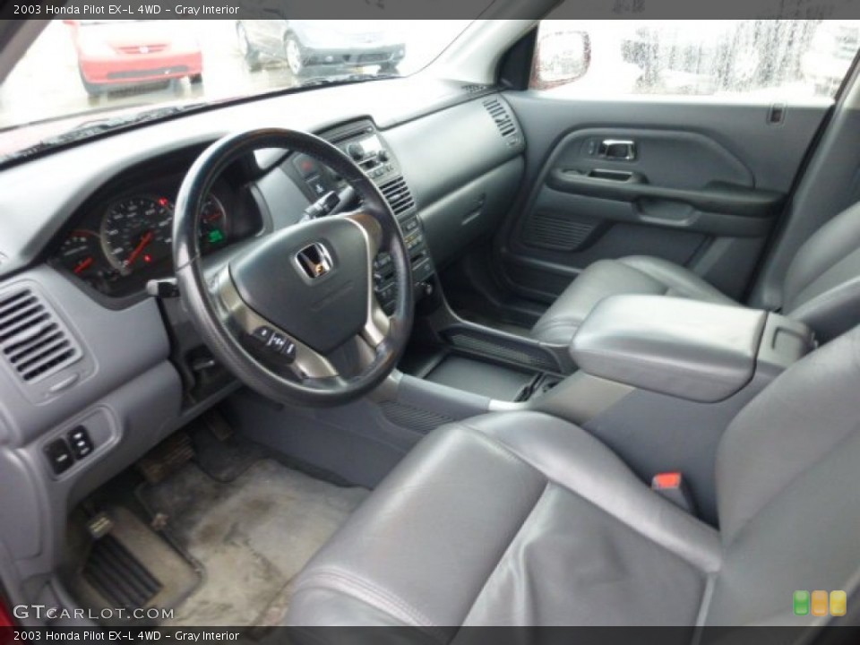 Gray 2003 Honda Pilot Interiors