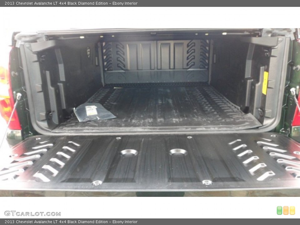Ebony Interior Trunk for the 2013 Chevrolet Avalanche LT 4x4 Black Diamond Edition #76524989