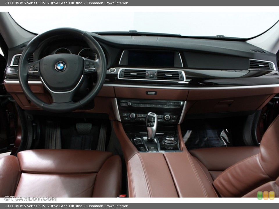 Cinnamon Brown Interior Dashboard for the 2011 BMW 5 Series 535i xDrive Gran Turismo #76525117