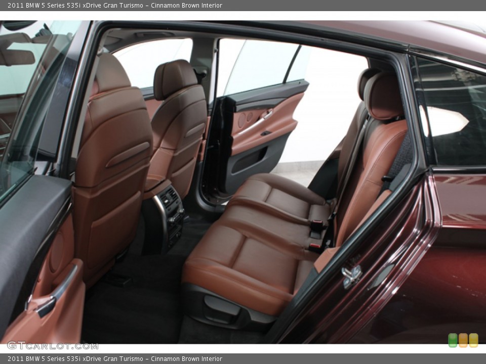 Cinnamon Brown Interior Rear Seat for the 2011 BMW 5 Series 535i xDrive Gran Turismo #76525391