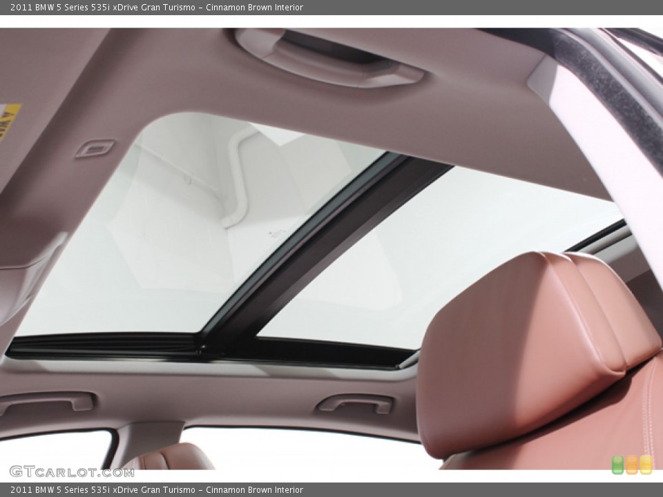 Cinnamon Brown Interior Sunroof for the 2011 BMW 5 Series 535i xDrive Gran Turismo #76525479