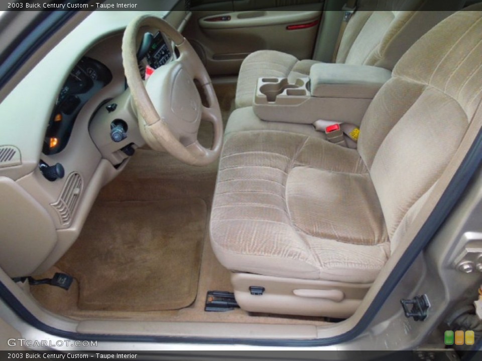 Taupe Interior Photo for the 2003 Buick Century Custom #76525598
