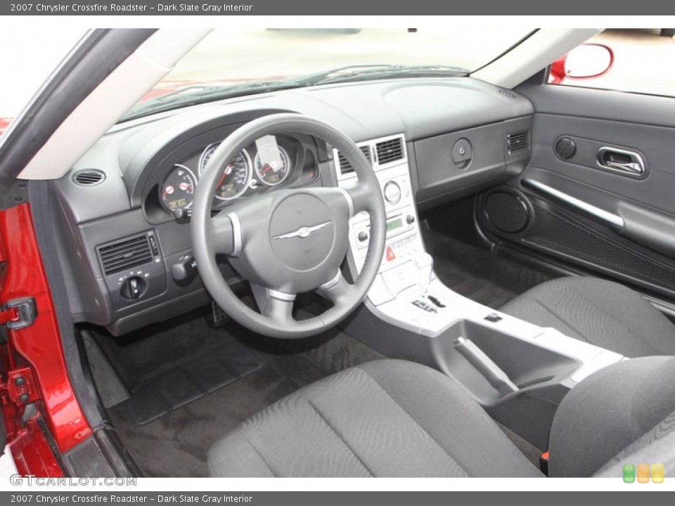 Dark Slate Gray Interior Prime Interior for the 2007 Chrysler Crossfire Roadster #76528124