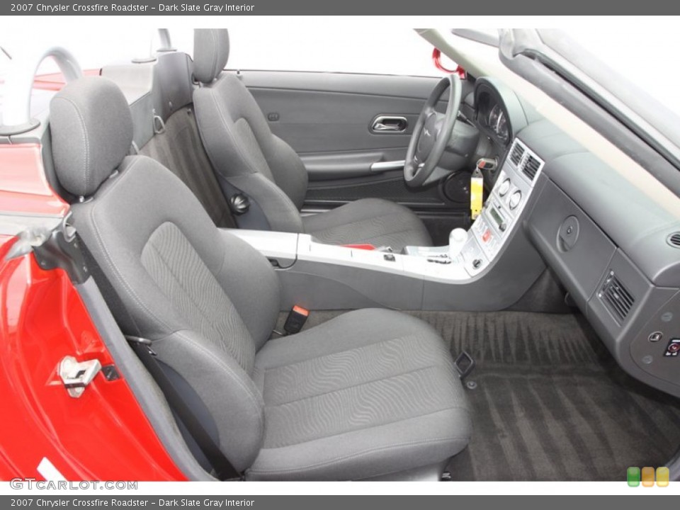 Dark Slate Gray Interior Front Seat for the 2007 Chrysler Crossfire Roadster #76528286