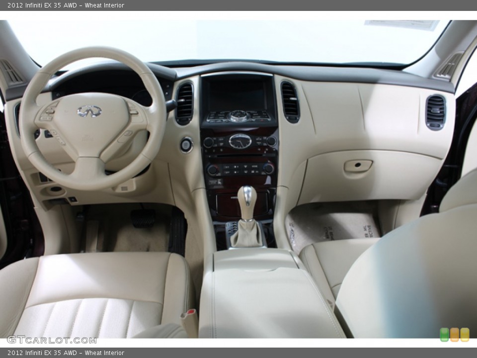 Wheat Interior Dashboard for the 2012 Infiniti EX 35 AWD #76528370