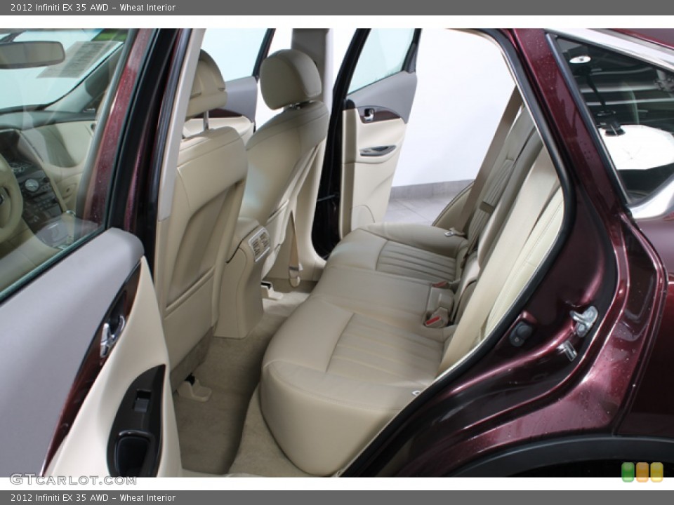 Wheat Interior Rear Seat for the 2012 Infiniti EX 35 AWD #76528640