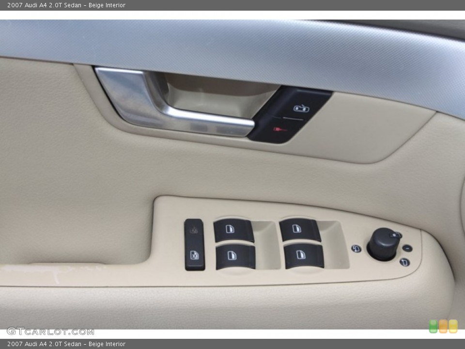 Beige Interior Controls for the 2007 Audi A4 2.0T Sedan #76528846
