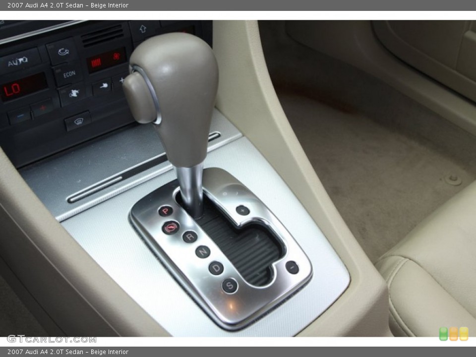 Beige Interior Transmission for the 2007 Audi A4 2.0T Sedan #76528895
