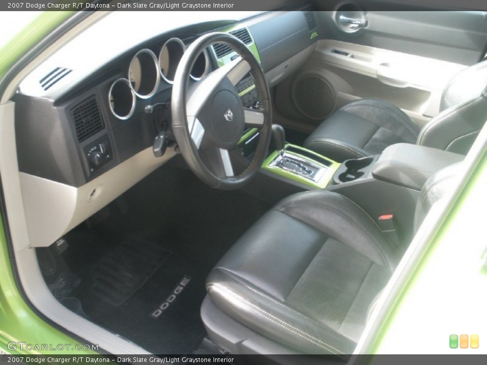 Dark Slate Gray/Light Graystone Interior Prime Interior for the 2007 Dodge Charger R/T Daytona #76530399