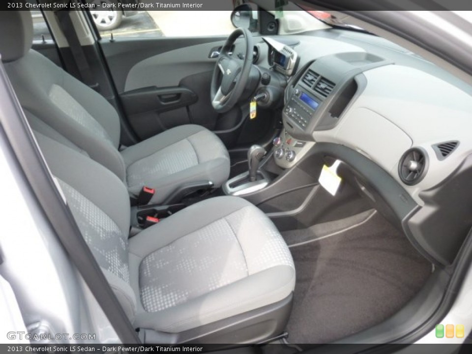 Dark Pewter/Dark Titanium Interior Photo for the 2013 Chevrolet Sonic LS Sedan #76530479