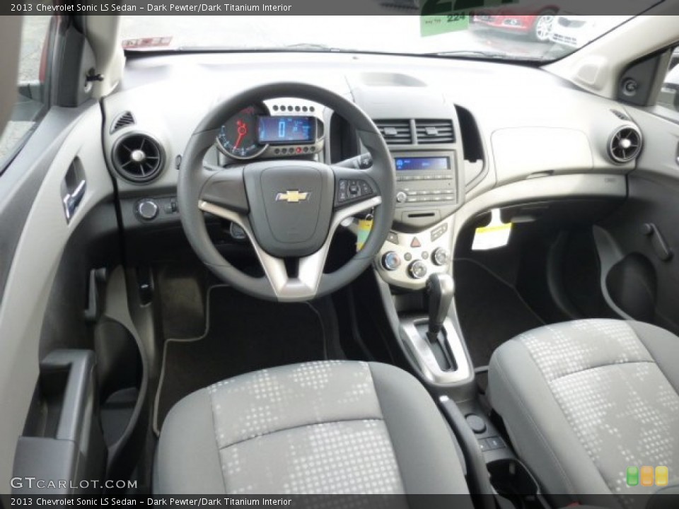 Dark Pewter/Dark Titanium Interior Prime Interior for the 2013 Chevrolet Sonic LS Sedan #76530550