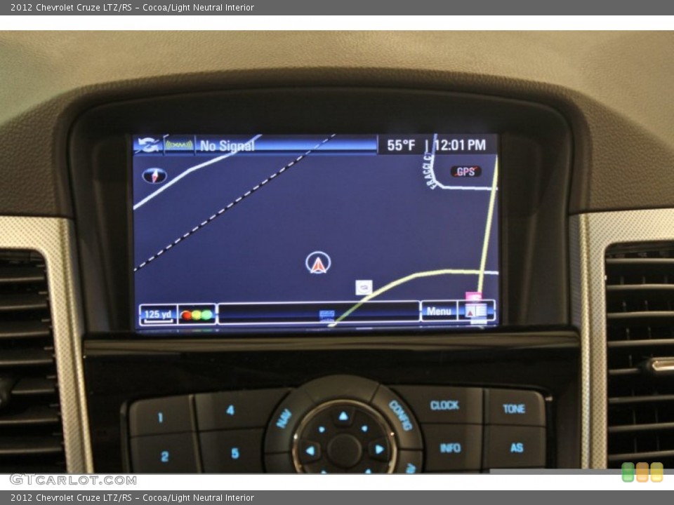 Cocoa/Light Neutral Interior Navigation for the 2012 Chevrolet Cruze LTZ/RS #76531574