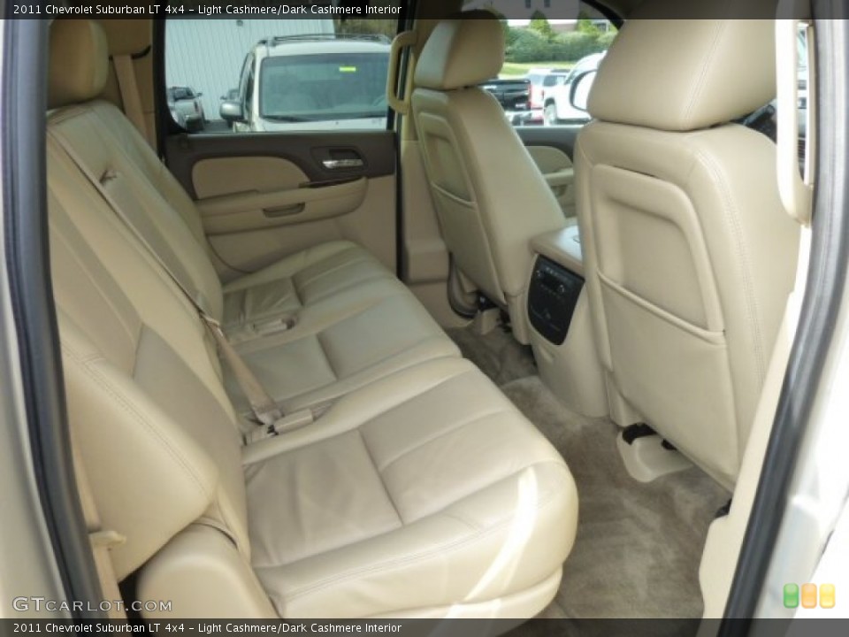 Light Cashmere/Dark Cashmere Interior Rear Seat for the 2011 Chevrolet Suburban LT 4x4 #76532864