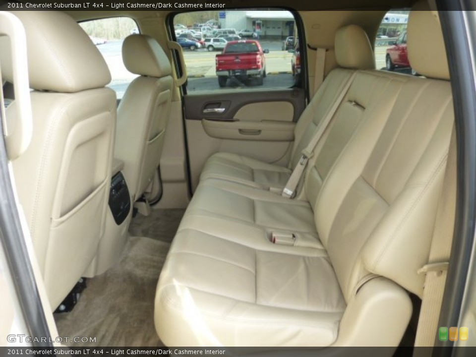 Light Cashmere/Dark Cashmere Interior Rear Seat for the 2011 Chevrolet Suburban LT 4x4 #76532897
