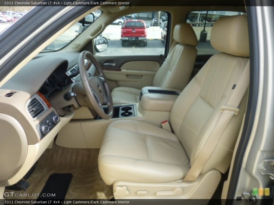 Light Cashmere/Dark Cashmere Interior Front Seat for the 2011 Chevrolet Suburban LT 4x4 #76532936