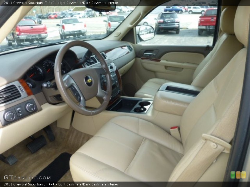 Light Cashmere/Dark Cashmere Interior Front Seat for the 2011 Chevrolet Suburban LT 4x4 #76532957