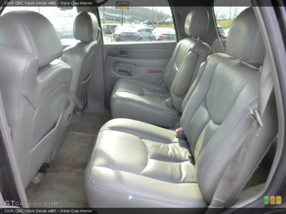 Stone Gray Interior Rear Seat for the 2005 GMC Yukon Denali AWD #76533274