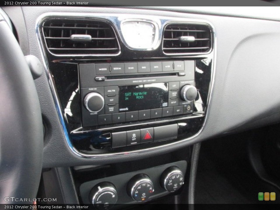 Black Interior Controls for the 2012 Chrysler 200 Touring Sedan #76533613