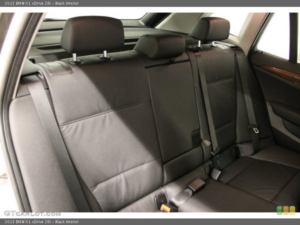 Black Interior Rear Seat for the 2013 BMW X1 xDrive 28i #76535807