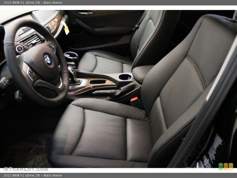 Black Interior Front Seat for the 2013 BMW X1 xDrive 28i #76536134