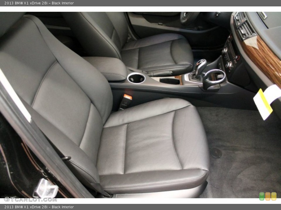Black Interior Front Seat for the 2013 BMW X1 xDrive 28i #76536157