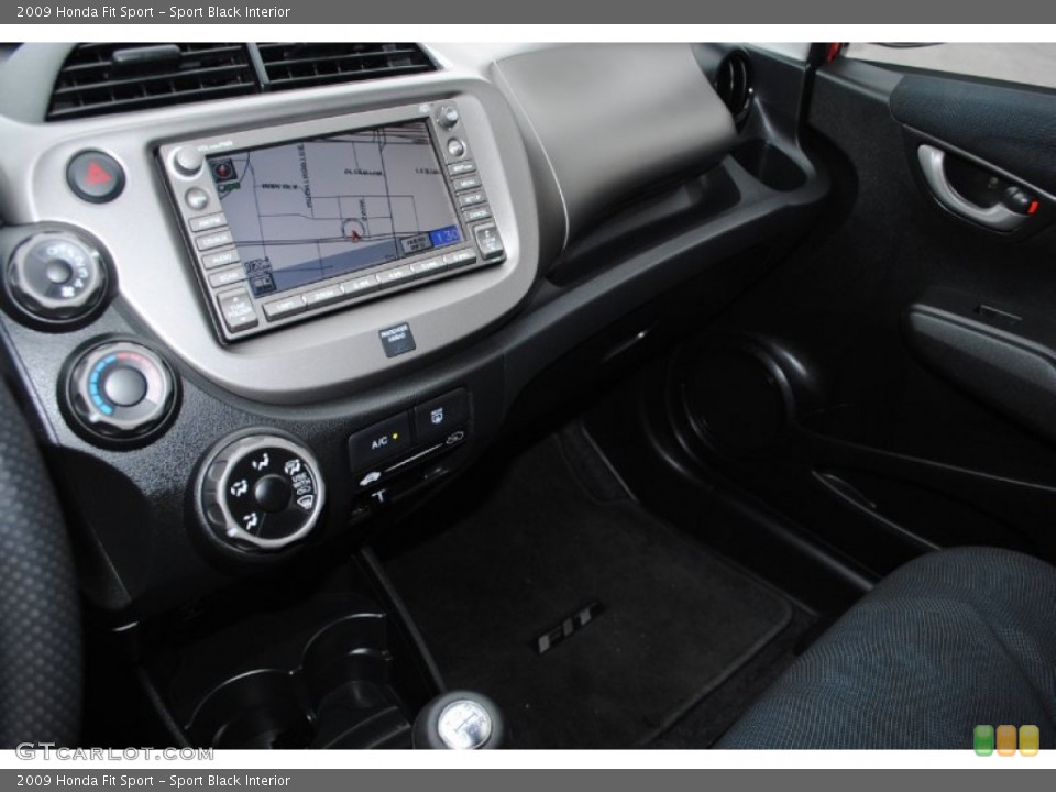 Sport Black Interior Navigation for the 2009 Honda Fit Sport #76537127