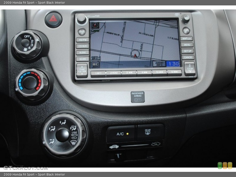 Sport Black Interior Navigation for the 2009 Honda Fit Sport #76537216