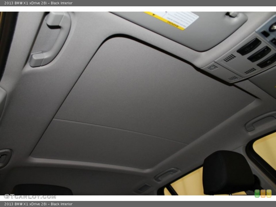 Black Interior Sunroof for the 2013 BMW X1 xDrive 28i #76537248