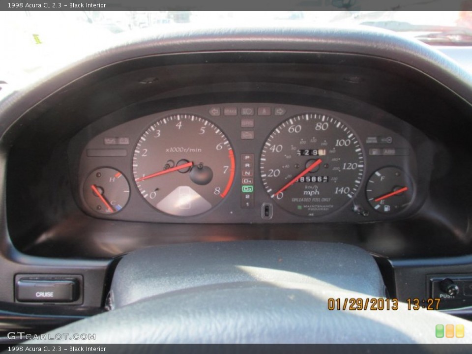 Black Interior Gauges for the 1998 Acura CL 2.3 #76537719