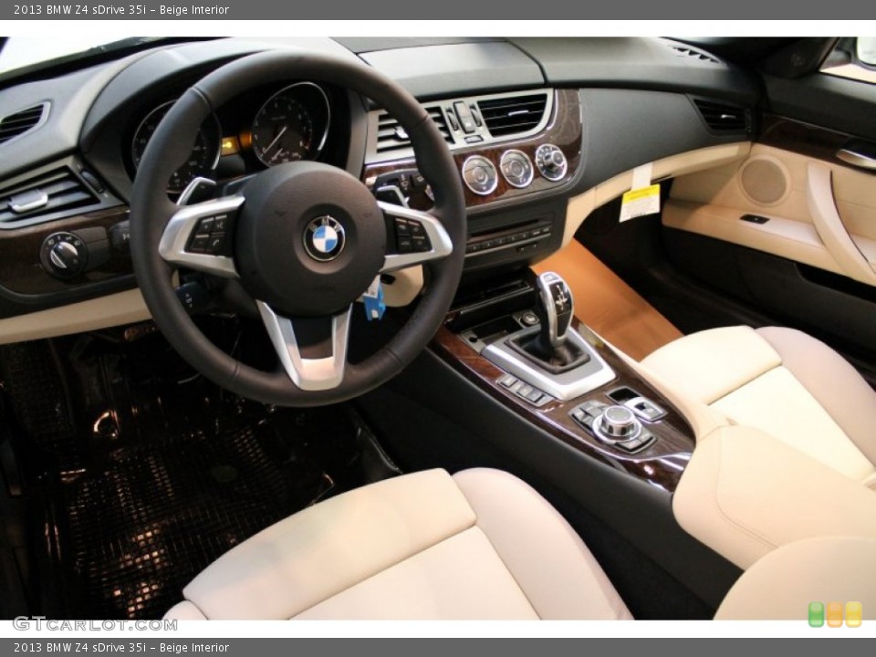 Beige 2013 BMW Z4 Interiors