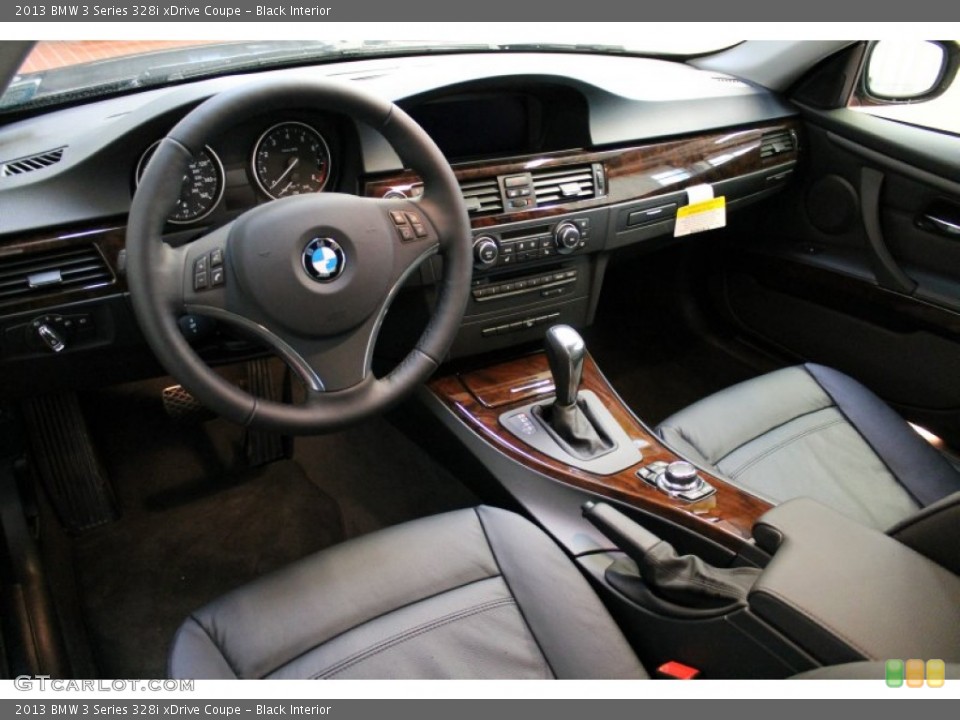 Black Interior Prime Interior for the 2013 BMW 3 Series 328i xDrive Coupe #76538189