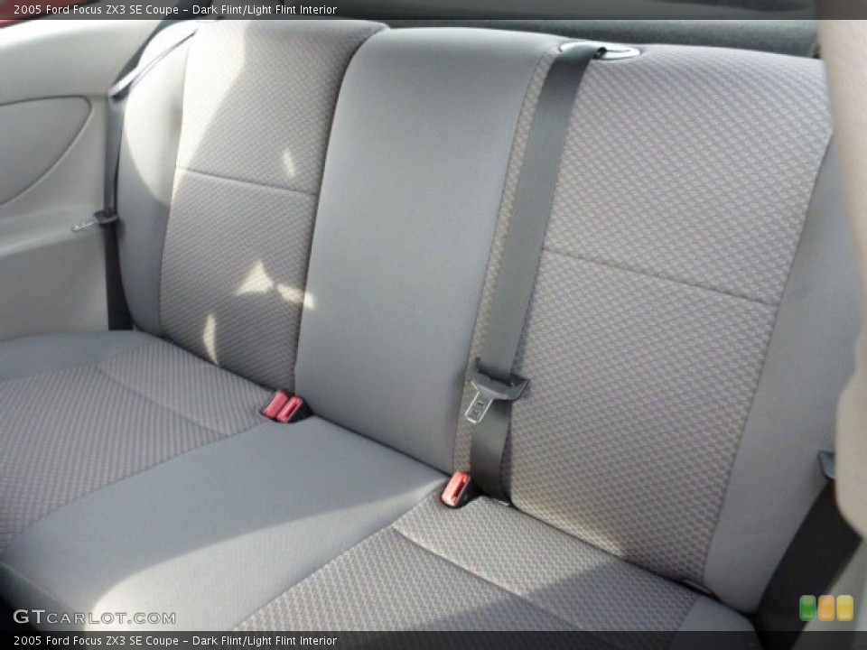 Dark Flint/Light Flint Interior Rear Seat for the 2005 Ford Focus ZX3 SE Coupe #76539042