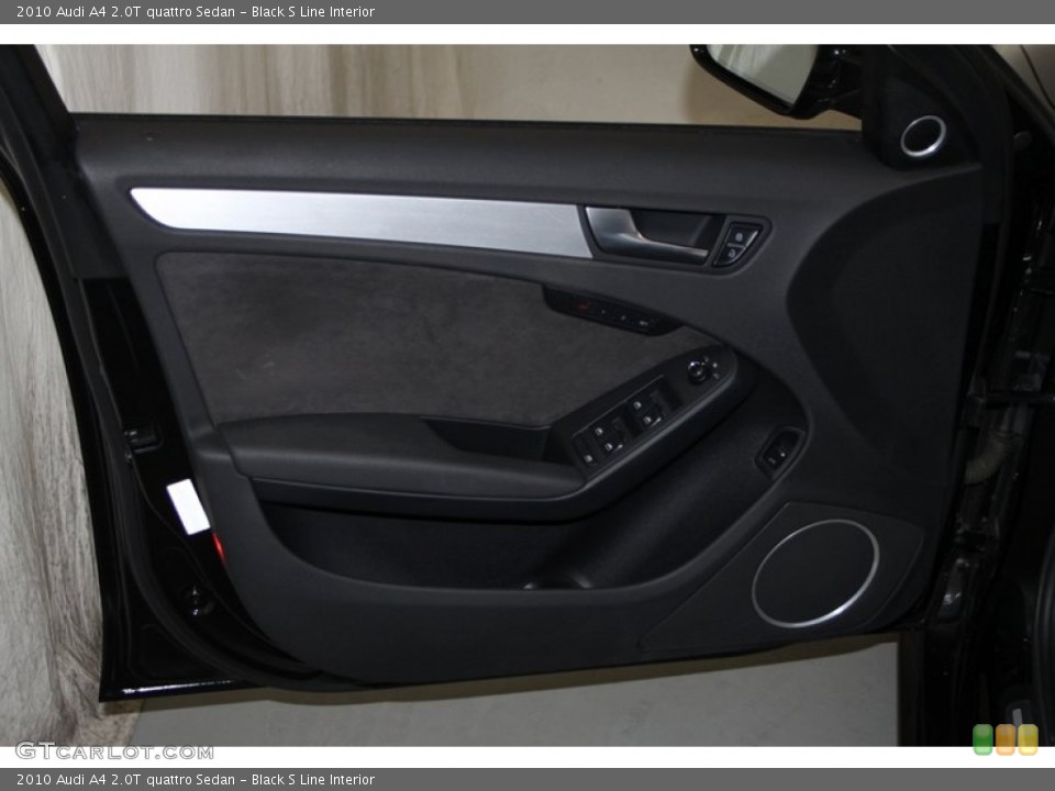 Black S Line Interior Door Panel for the 2010 Audi A4 2.0T quattro Sedan #76539063