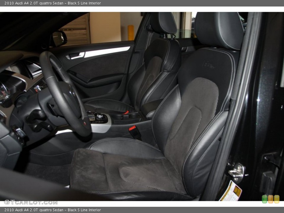 Black S Line Interior Photo for the 2010 Audi A4 2.0T quattro Sedan #76539113