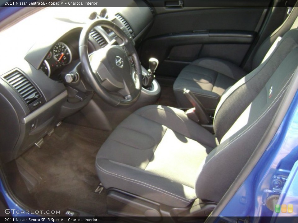 Charcoal Interior Photo for the 2011 Nissan Sentra SE-R Spec V #76539125