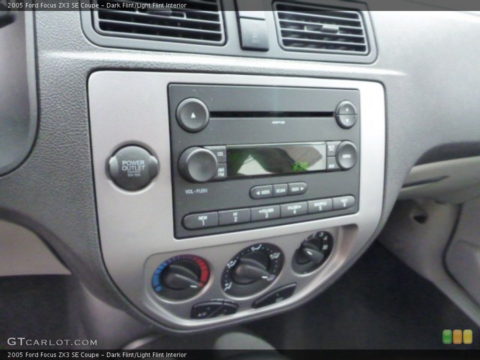 Dark Flint/Light Flint Interior Controls for the 2005 Ford Focus ZX3 SE Coupe #76539126