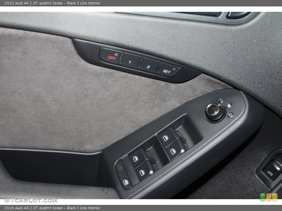 Black S Line Interior Controls for the 2010 Audi A4 2.0T quattro Sedan #76539227