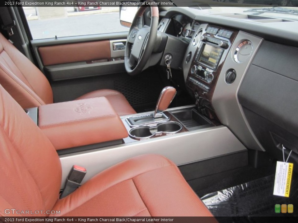 King Ranch Charcoal Black/Chaparral Leather Interior Photo for the 2013 Ford Expedition King Ranch 4x4 #76539744