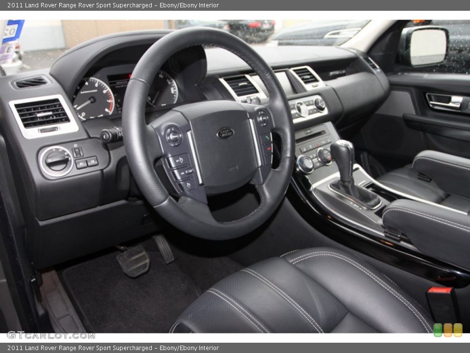 Ebony/Ebony Interior Photo for the 2011 Land Rover Range Rover Sport Supercharged #76539992