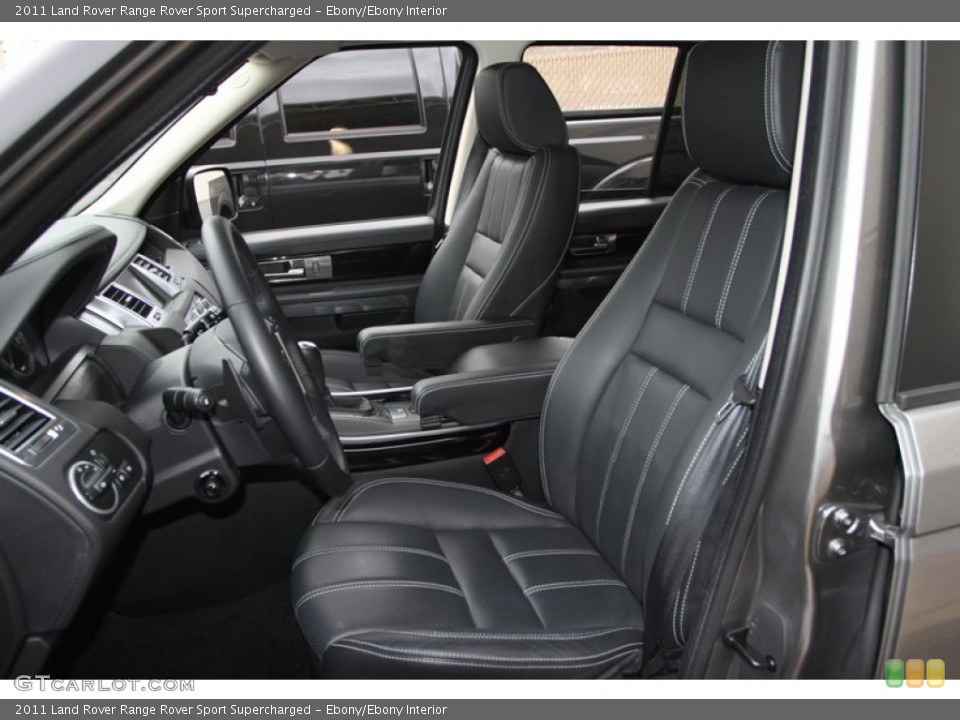 Ebony/Ebony Interior Front Seat for the 2011 Land Rover Range Rover Sport Supercharged #76540010